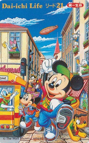 Telecarte japon disney - japon,