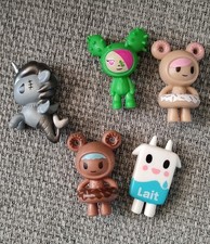 LOT DE 5 FIGURINES Collector TOKIDOKI collection match