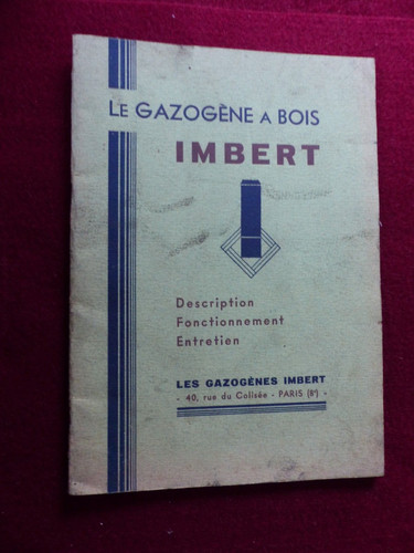 Livret manuel gazogène bois - manuel,