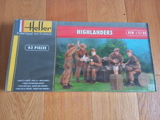 HELLER  WW2 1:35   HIGHLANDERS  ECOSSAIS MAQUETTE  63 PIECES  NEUF SS CELLOPHANE
