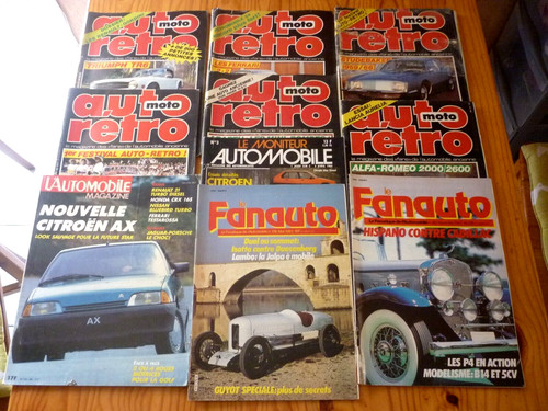 Lot magazines auto moto - lot,