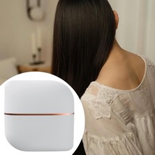 Mini brosse lissante à cheveux, peigne chauffant en céramique rechargeable à