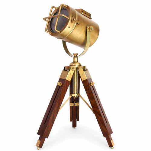 Ancien projecteur trépied - ancien,