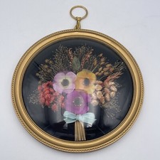 Cadre Rond Ancien Fleurs