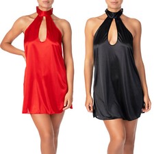 Sexy Nuisette Babydoll Satinée Femme Made in Europe produit Neuf S M L XL ou XXL