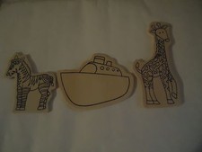 BATEAU-ZEBRE-GIRAFE- BOIS