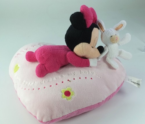 Peluche doudou minnie coussin - peluche,