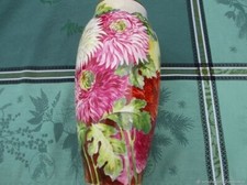 Vase ancien grand peint main