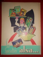 ancien protège cahier ALSA