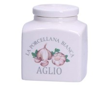 Bocal 500ML Ail en Porcelaine Série Conserve