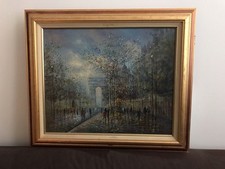 Huile sur toile marine - sur,