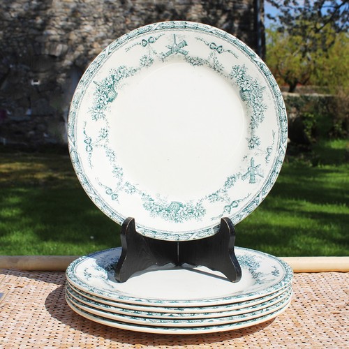 Lot assiettes plates - lot, 6