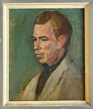 Beau Portrait Époque Moderne