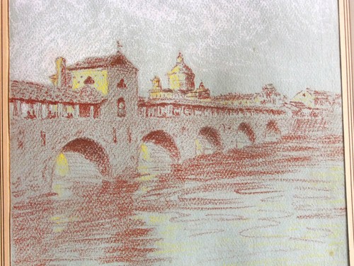 Ancien pont couvert ponte - couvert, (ponte
