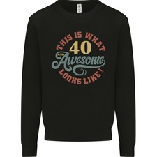 Sweat-Shirt Jumper Pour Homme 40 Ans D'Âge - L'Âge N'est Qu'un Nombre !