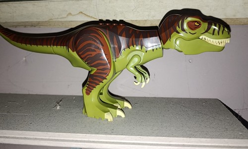 Lego rex mini figur vert - lego,