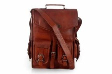 Sac À Dos Vintage En Cuir Authentique Pour Homme