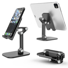 Support De Bureau Pliable En Trois Parties Pour Téléphone Portable, Pour Iphone,