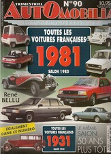 AUTOMOBILIA 90 LES VOITURES