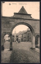 CPA Chimay, L´Arcade, La Place 