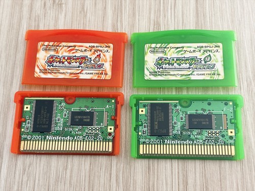 Pokemon feu rouge - rouge, vert