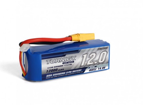 Turnigy 12000mah 8v lipo - 4s, 14.8v
