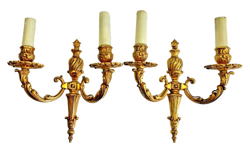 Anciennes appliques bronze - anciennes,