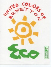 Ancien buvard Benetton, Rare état neuf