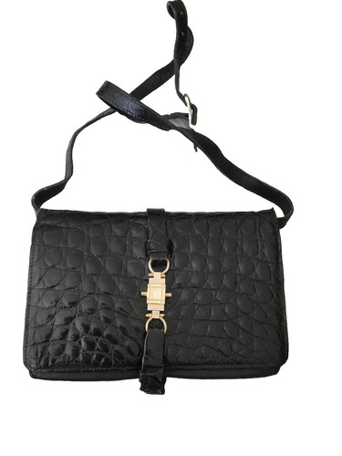 Authentique sac crocodile noir - authentique,