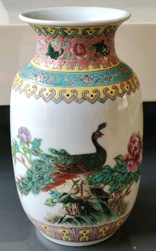 Vase balustre chinois famille - balustre,