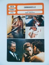 CARTE FICHE CINEMA 1974 EMMANUELLE Sylvia Kristel Alain Cuny Marika Green Daniel