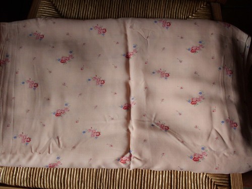 Coupon tissu ancien - tissu,