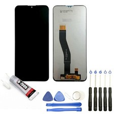VITRE + ECRAN LCD POUR WIKO View 4 lite 6.52" BLEU + OUTILS + COLLE