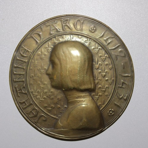 Jeanne arc fonte uniface - jeanne,