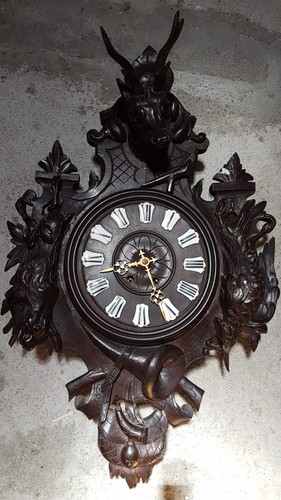Horloge murale ancienne 19ème - ancienne,