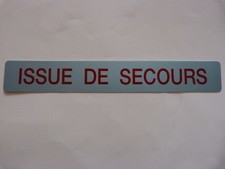 10 plaques adhésives "issue