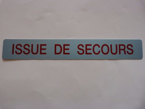 Plaques adhésives issue - adhésives, "issue