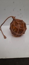 ancienne BOULE FLOTTEUR pour FILET PECHE en VERRE  MARINE BATEAU