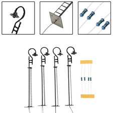 4 x HO OO Maquette Train Yard