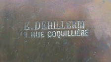 Marmite faitout cuivre Dehillerin (old french copper Gaillard Jacquotot)