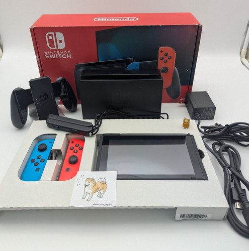Console nintendo switch rouge - console,