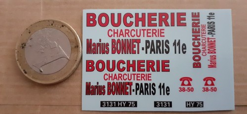Decalcomanie boucherie - decalcomanie,
