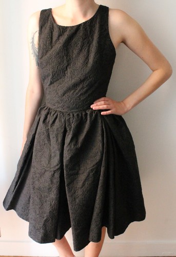 Alaïa robe coton noir - en,