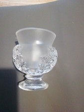 Lalique france vase en cristal modèle St Cloud