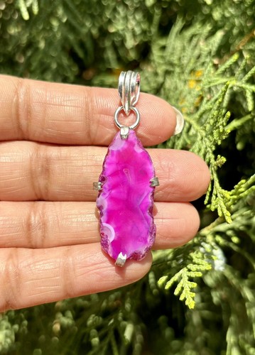 Pendentif pierre agate - en,