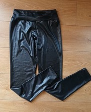 Legging Effet Cuir Noir T