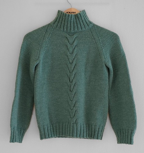 Pull laine fait main - taille, s