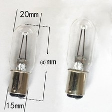 2pcs Ampoules de baionnette 6V