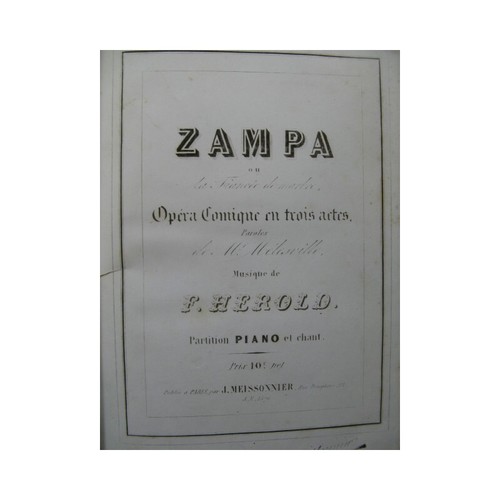 Herold ferdinand zampa opéra - herold,