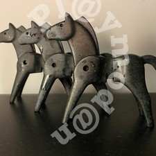 Playmobil Vintage 3x Chevaux